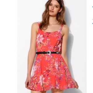 Pink floral sundress